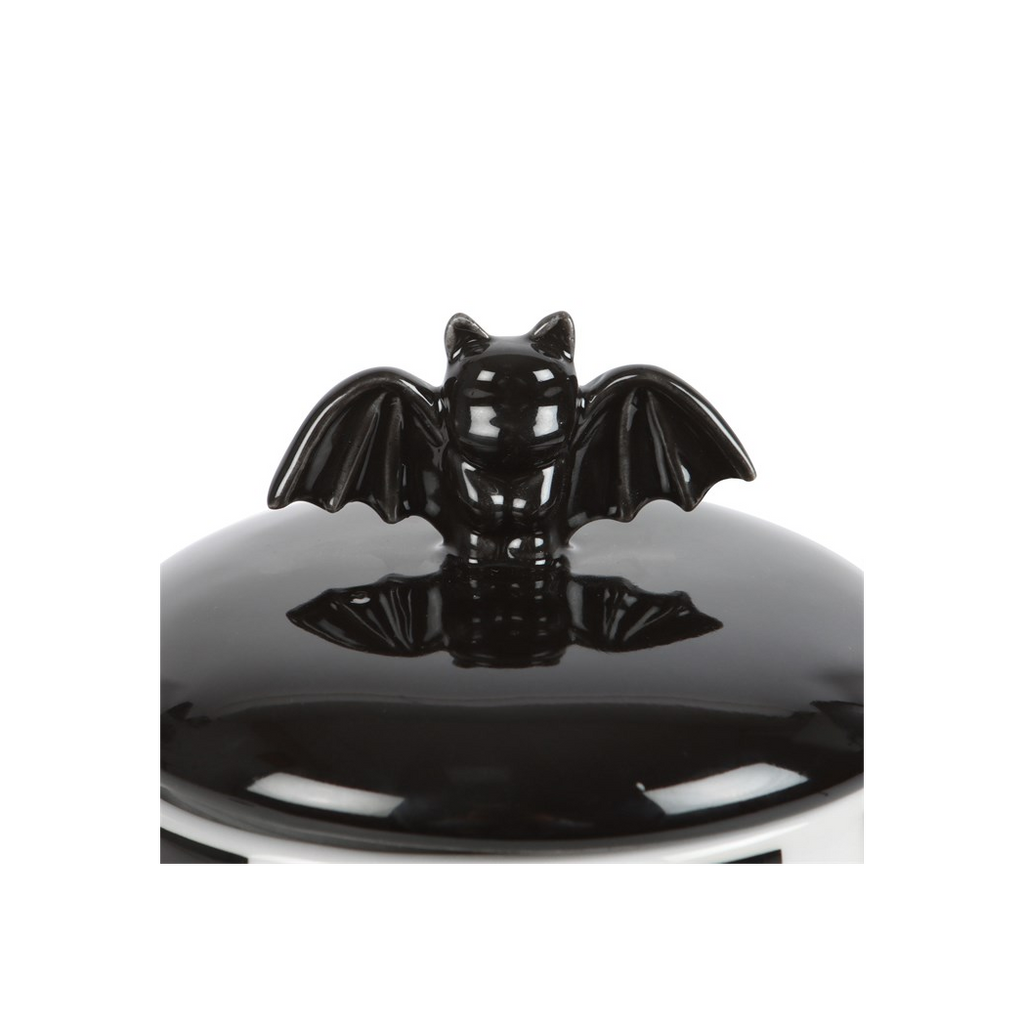 Striped Bat Storage Jar