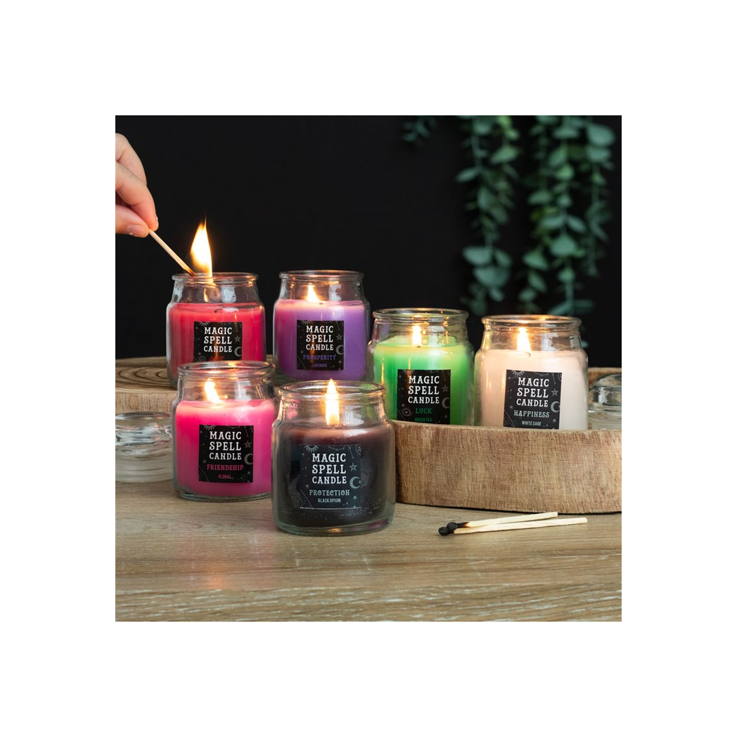Opium 'Protection' Spell Candle Jar