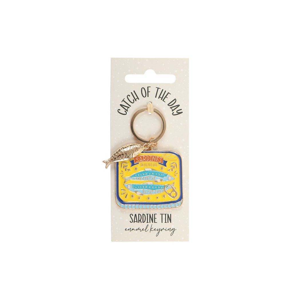Sardine Tin Keyring