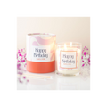 Happy Birthday Vanilla Cake Candle