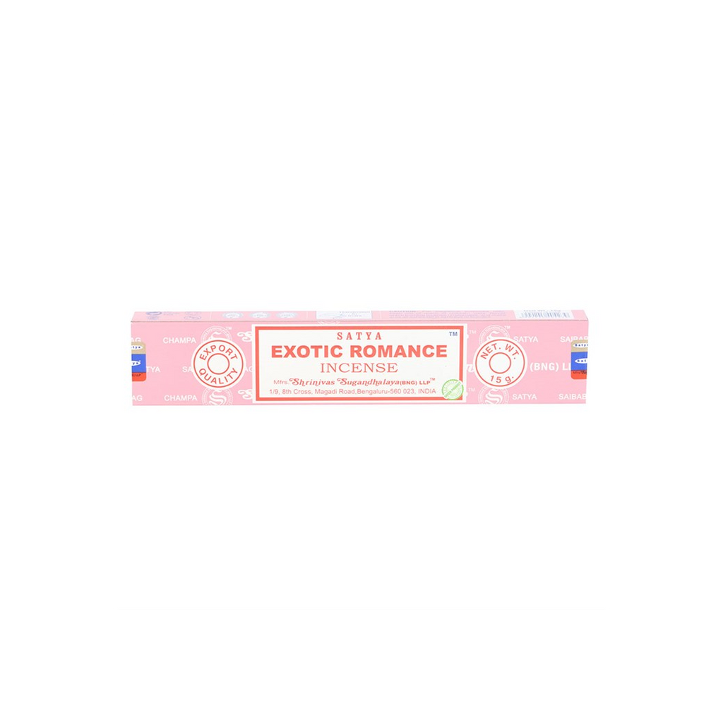Set of 12 Satya Exotic Romance Incense Sticks (12/50)