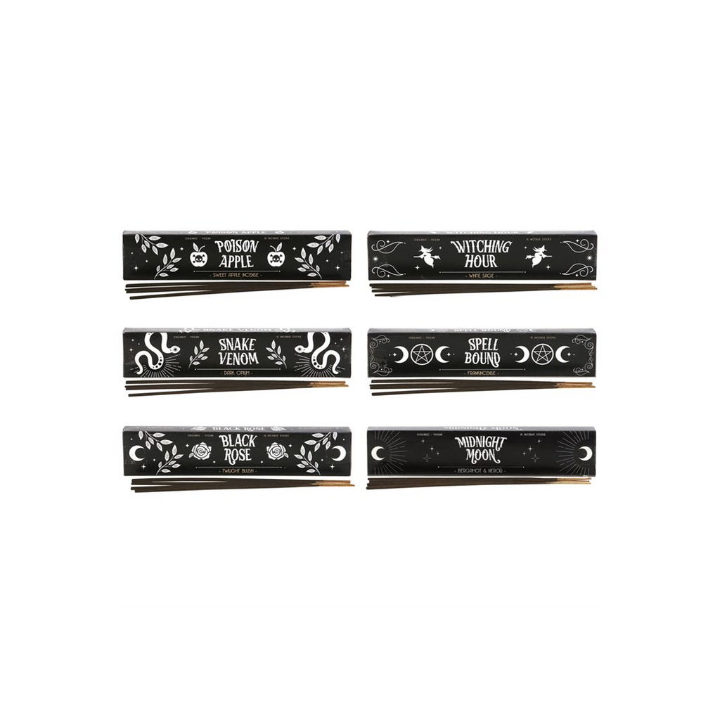 Set of 6 Midnight Ritual Incense Sticks