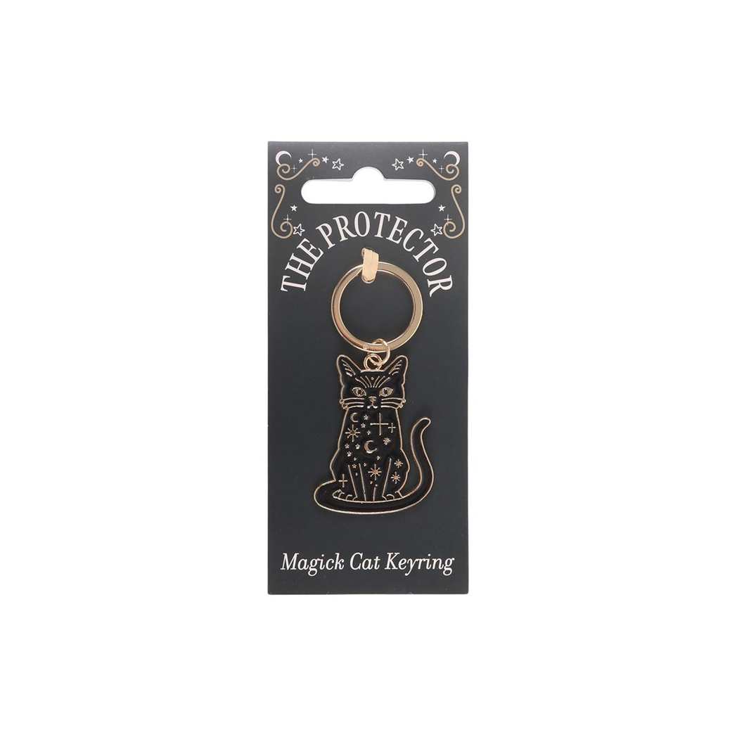 The Protector Magick Black Cat Keyring