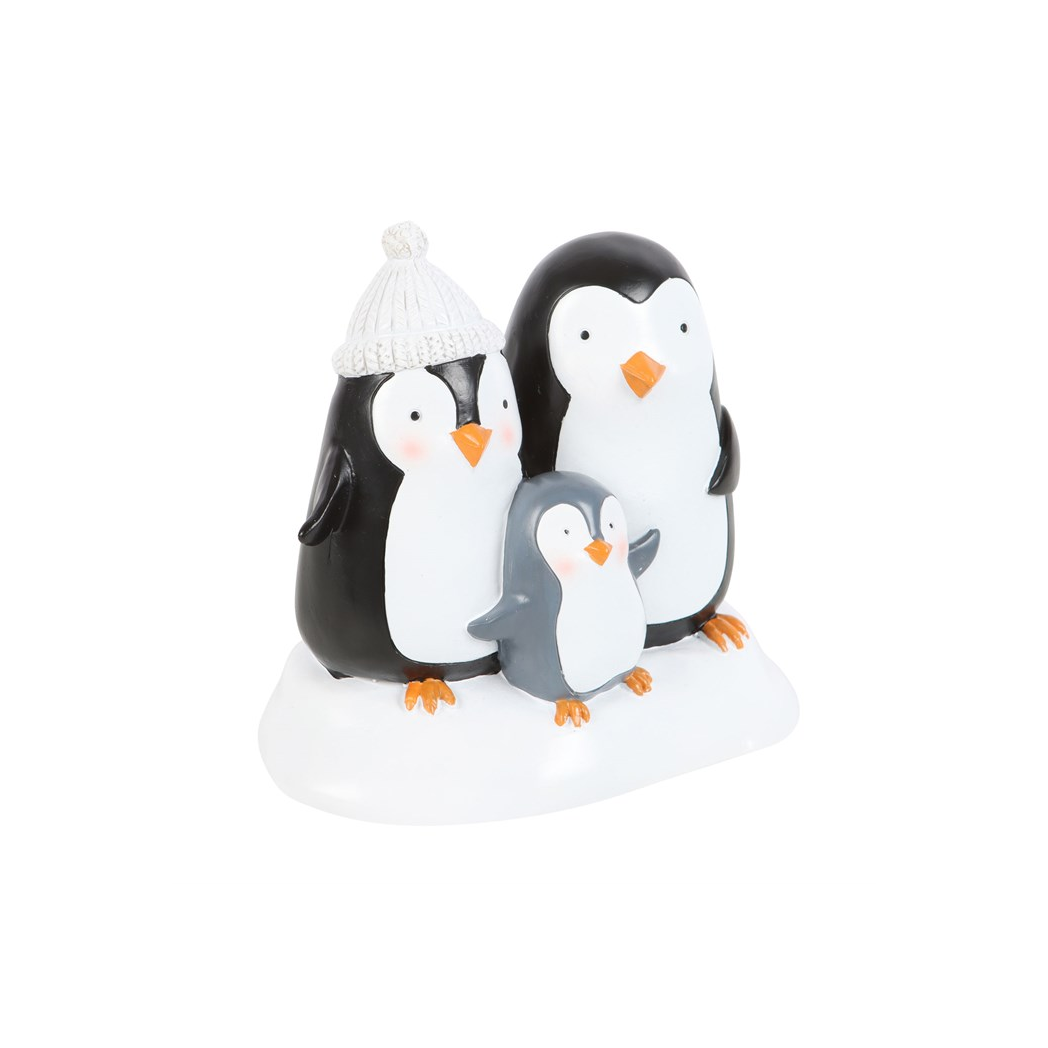 Penguin Family Resin Ornament