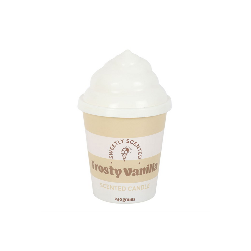 Frosty Vanilla Ice Cream Scented Candle