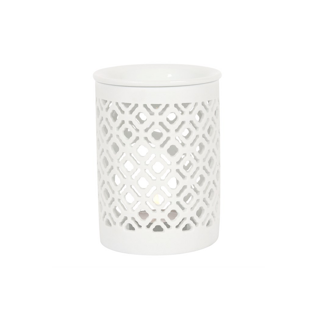 Matte Lattice Cut Oil Burner