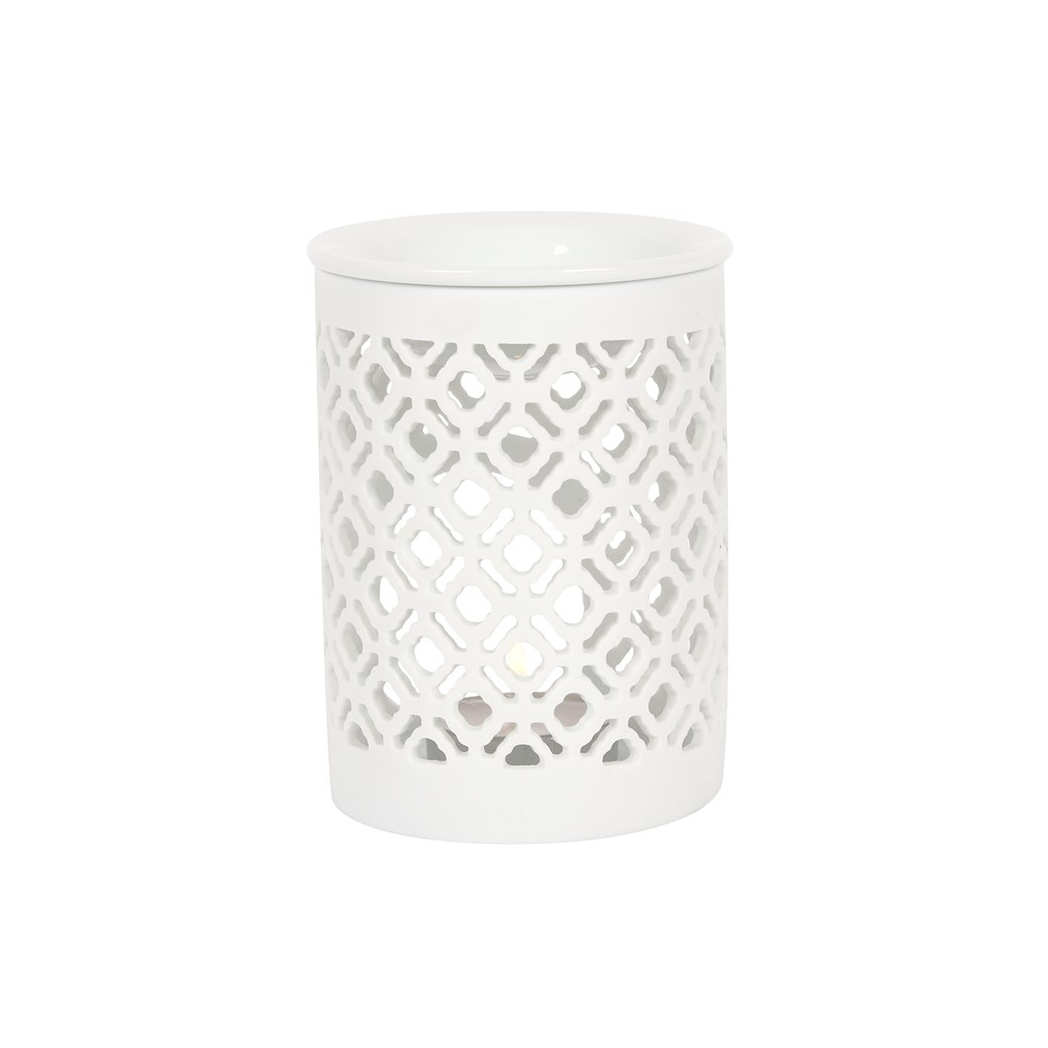 Matte Lattice Cut Oil Burner