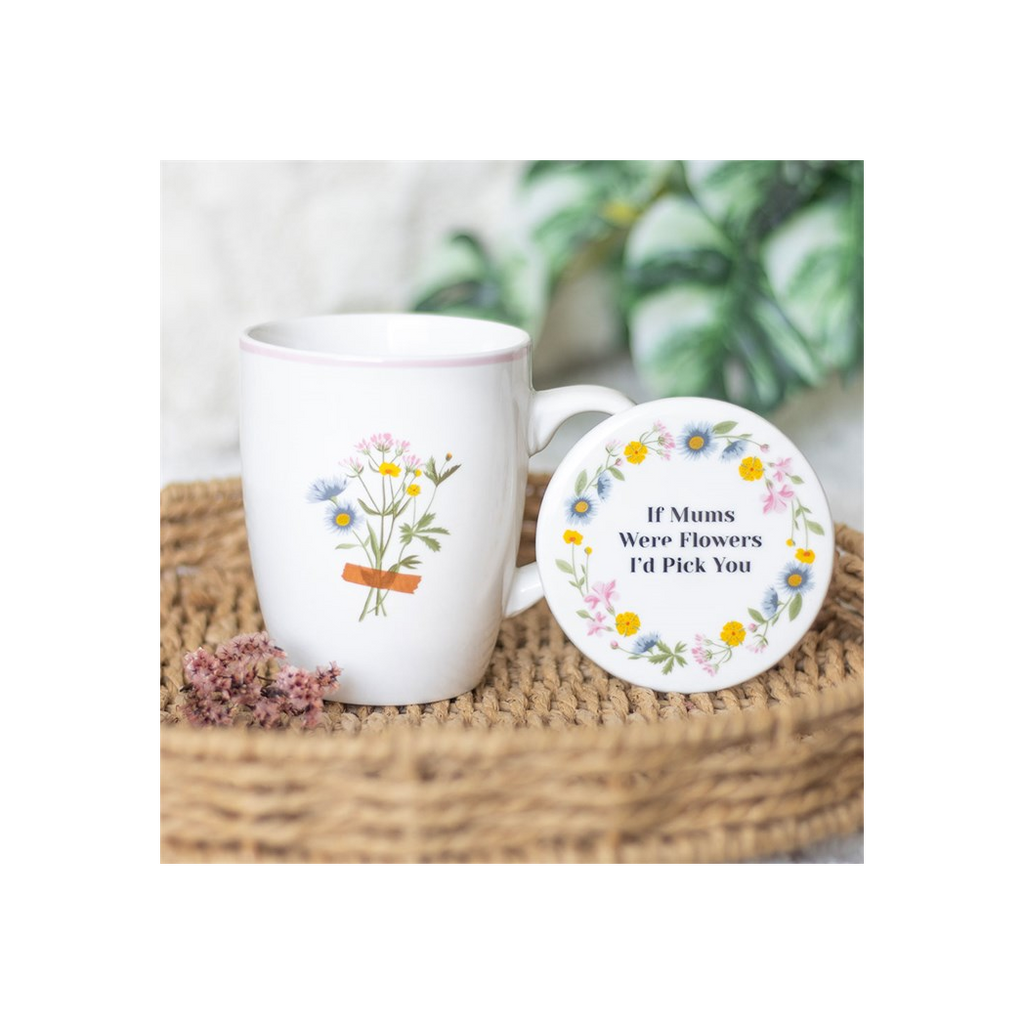 If Mums Were Flowers Floral Mug & Coaster Set