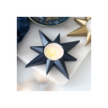Navy Star Tealight Candle Holder