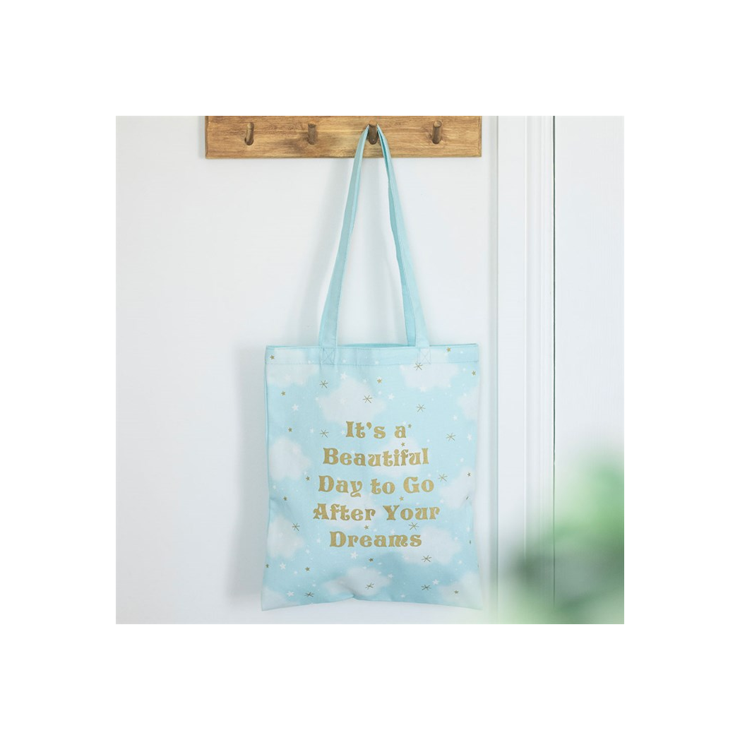 Cloud Print Tote Bag