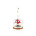 Mushroom House Glass Dome Hanging Decoration