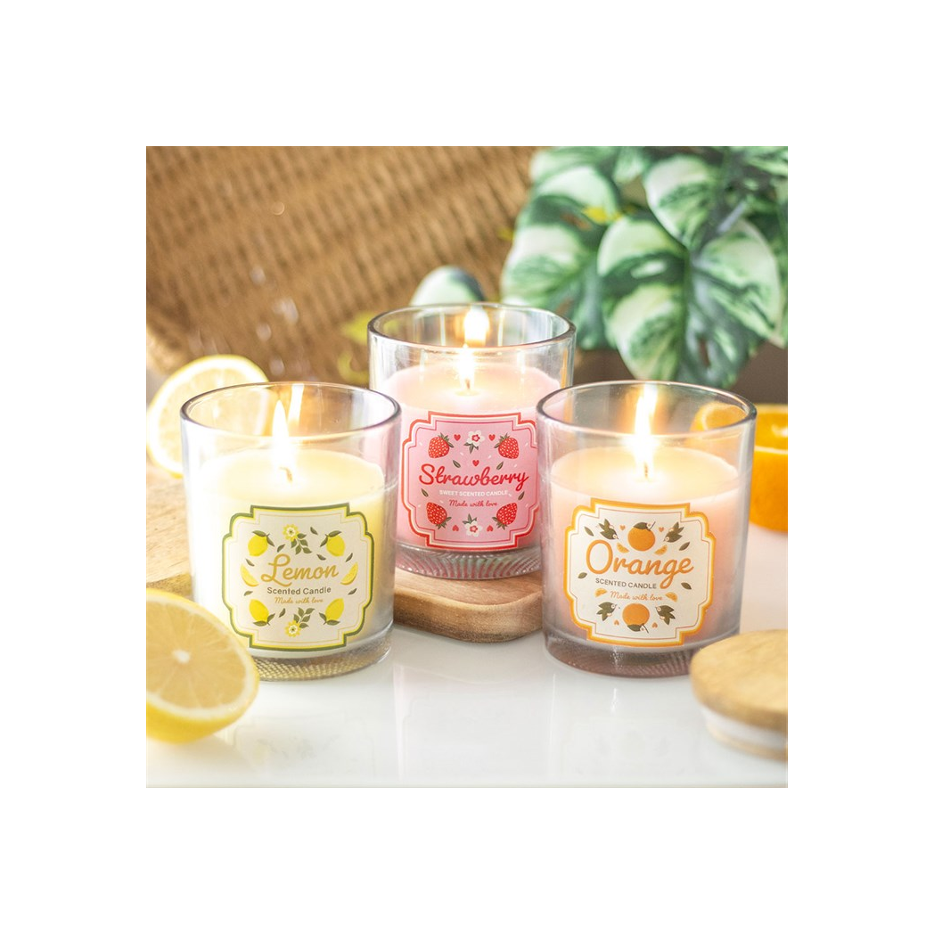 Strawberry Scented Candle