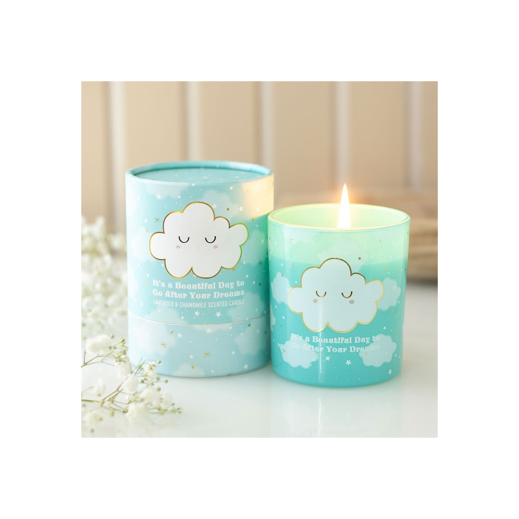 Cloud Print Lavender & Chamomile Candle