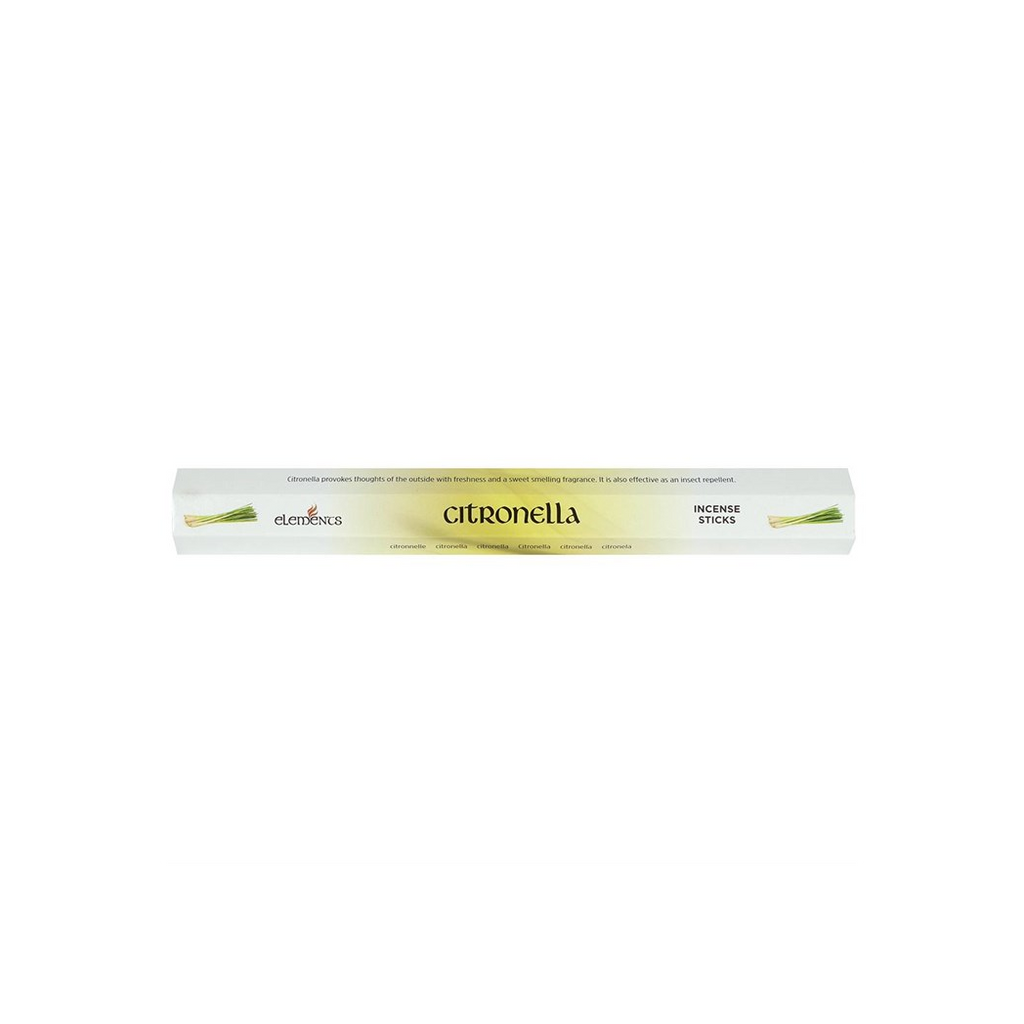 Set of 6 Packets of Elements Citronella Incense Sticks