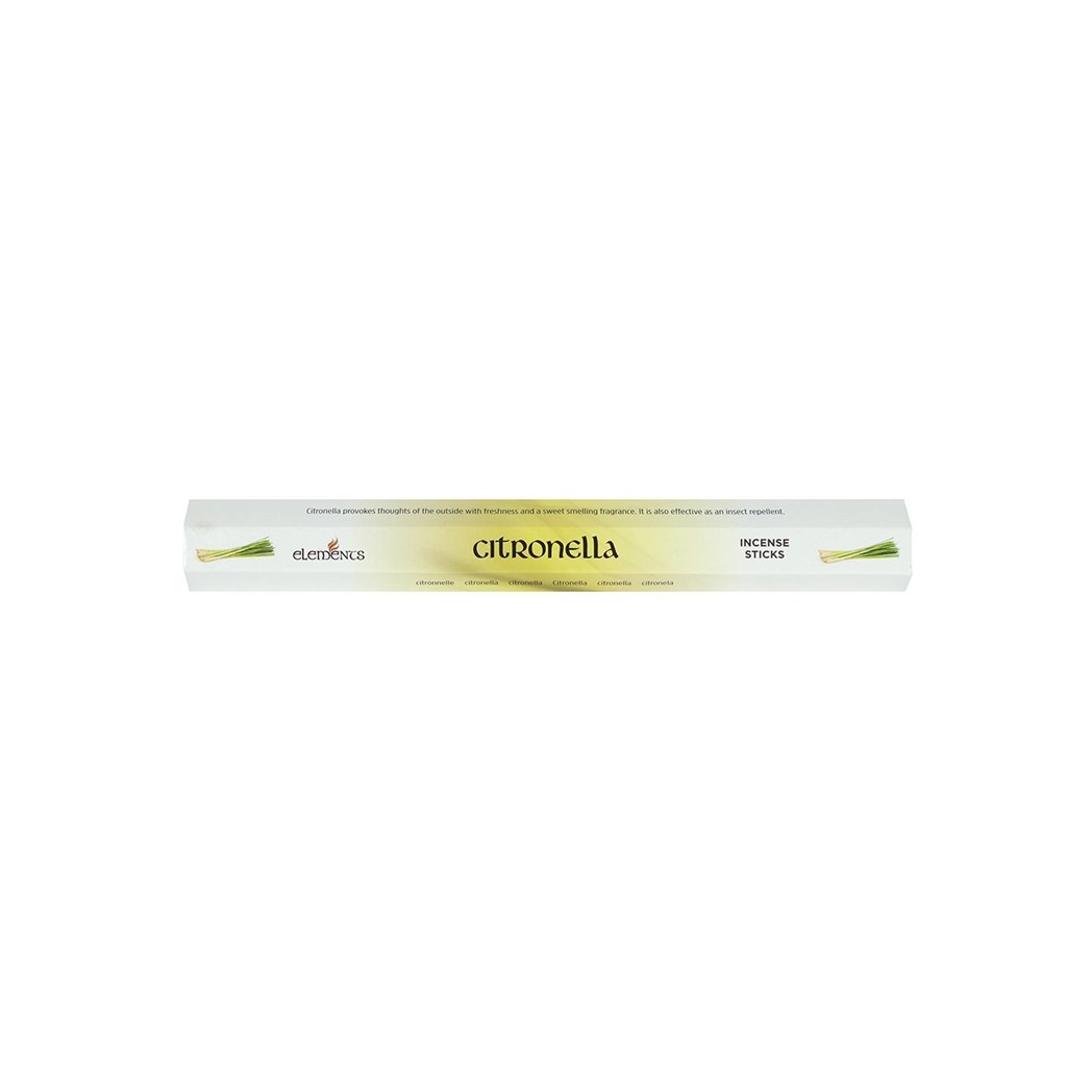 Set of 6 Packets of Elements Citronella Incense Sticks