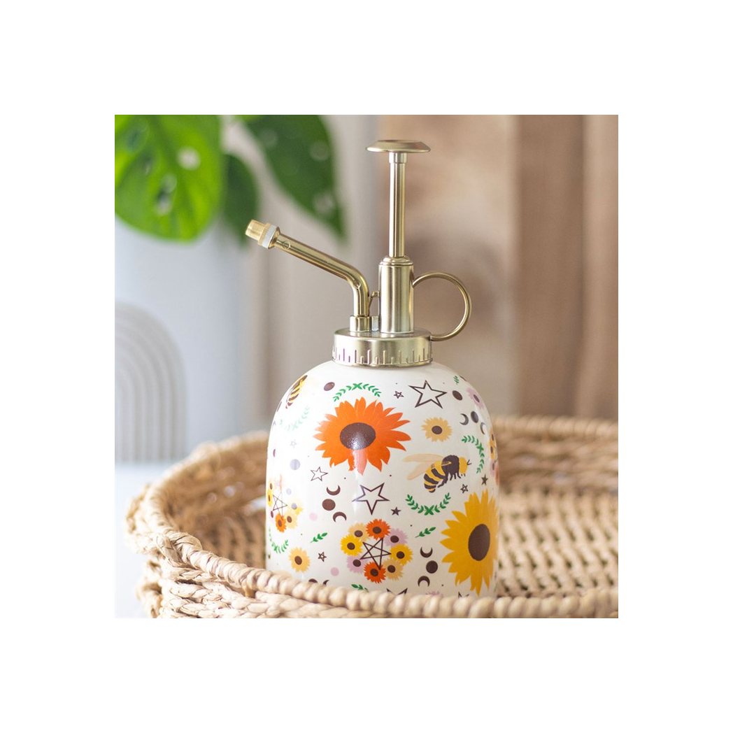 Bee Radiant Print Ceramic Plant Mister