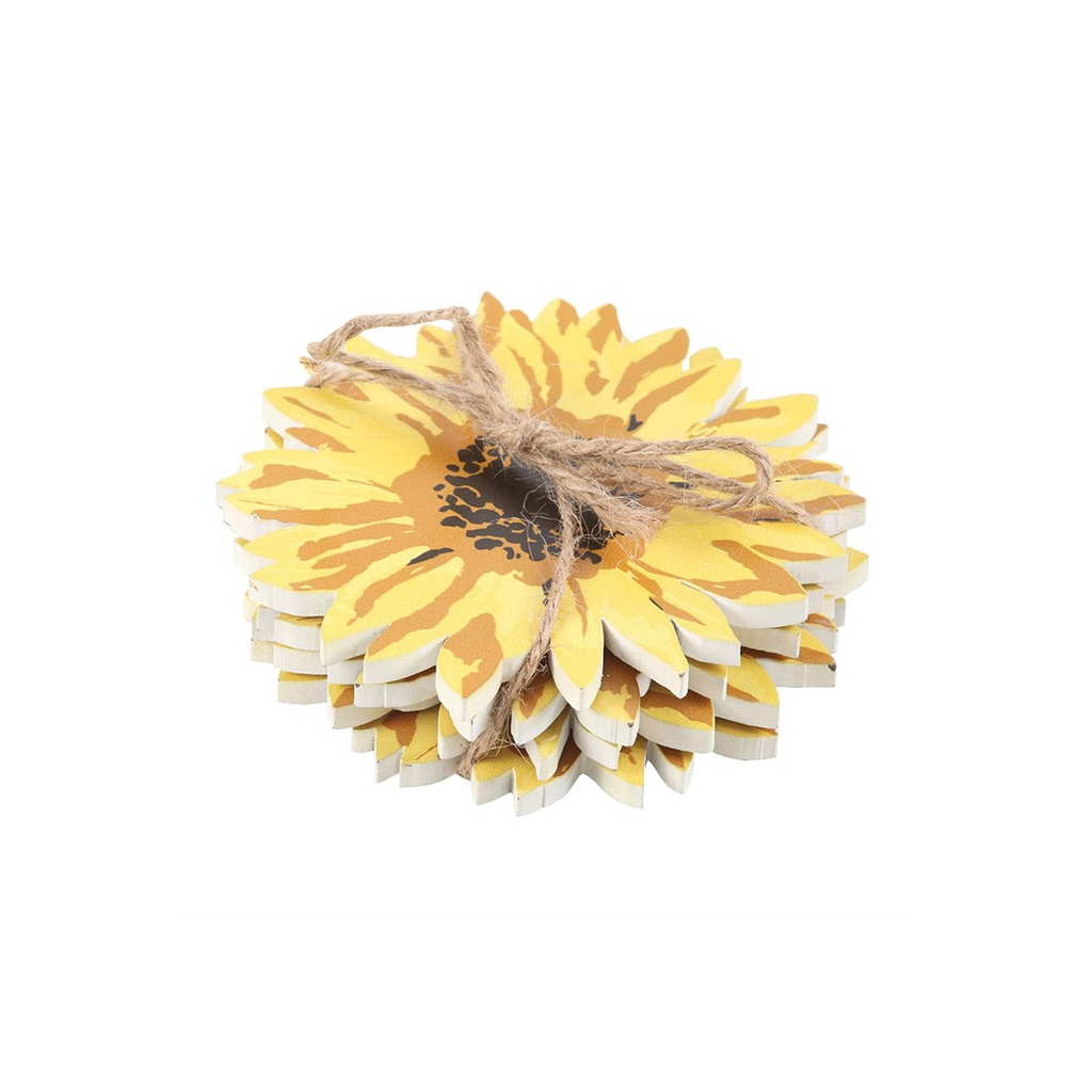 Sunflower Coaster Set