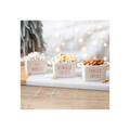 Set of 3 Ceramic Christmas Snack Bowls