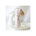 Athena Goddess Tube Candle with Clear Quartz Crystals