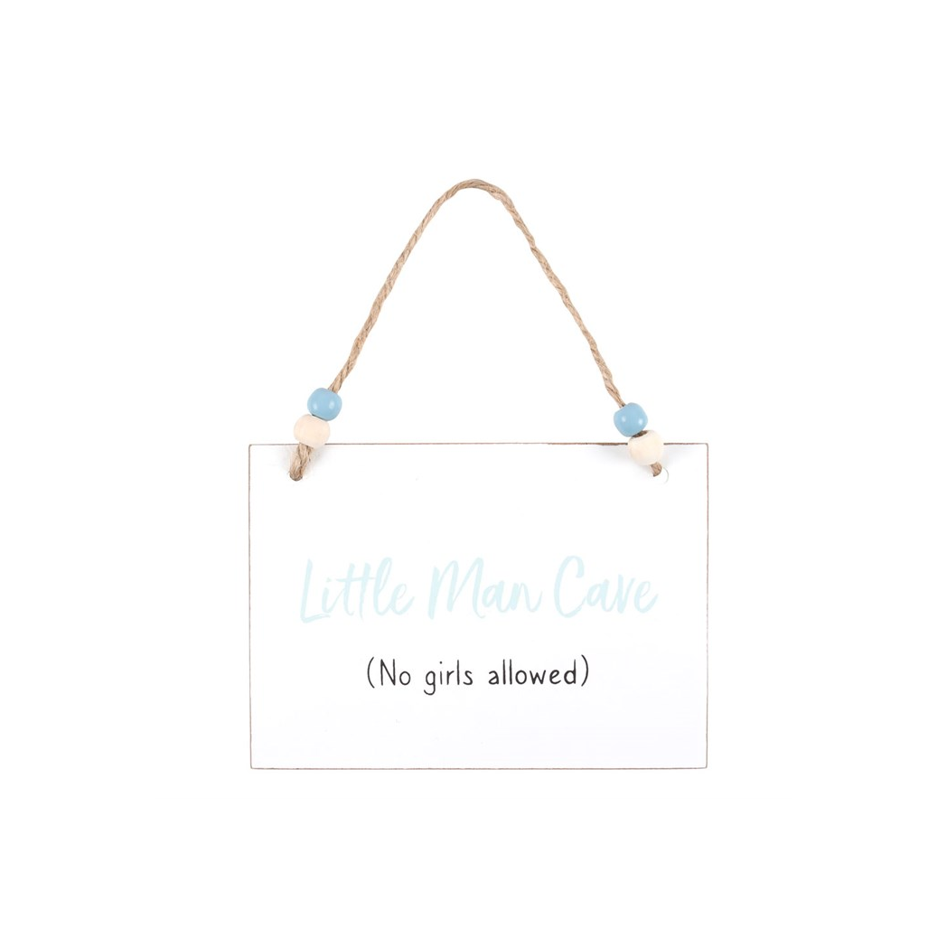 Little Man Cave Hanging Sign