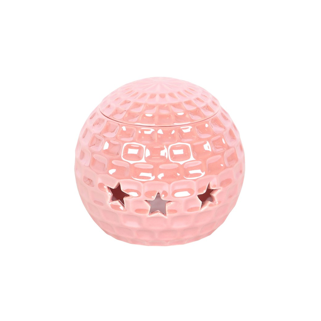 Pink Disco Ball Oil Burner