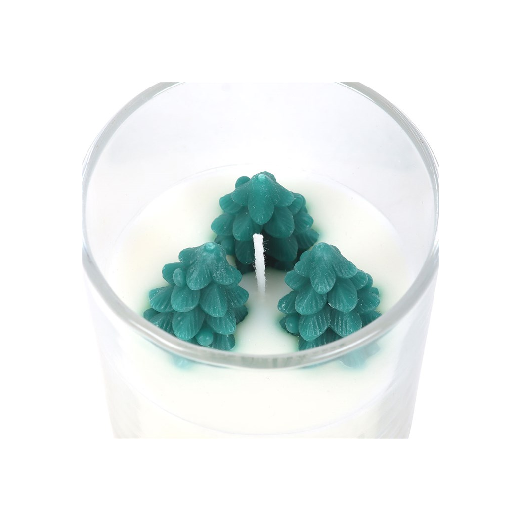 Winter Wonderland Candle with Tree Scene