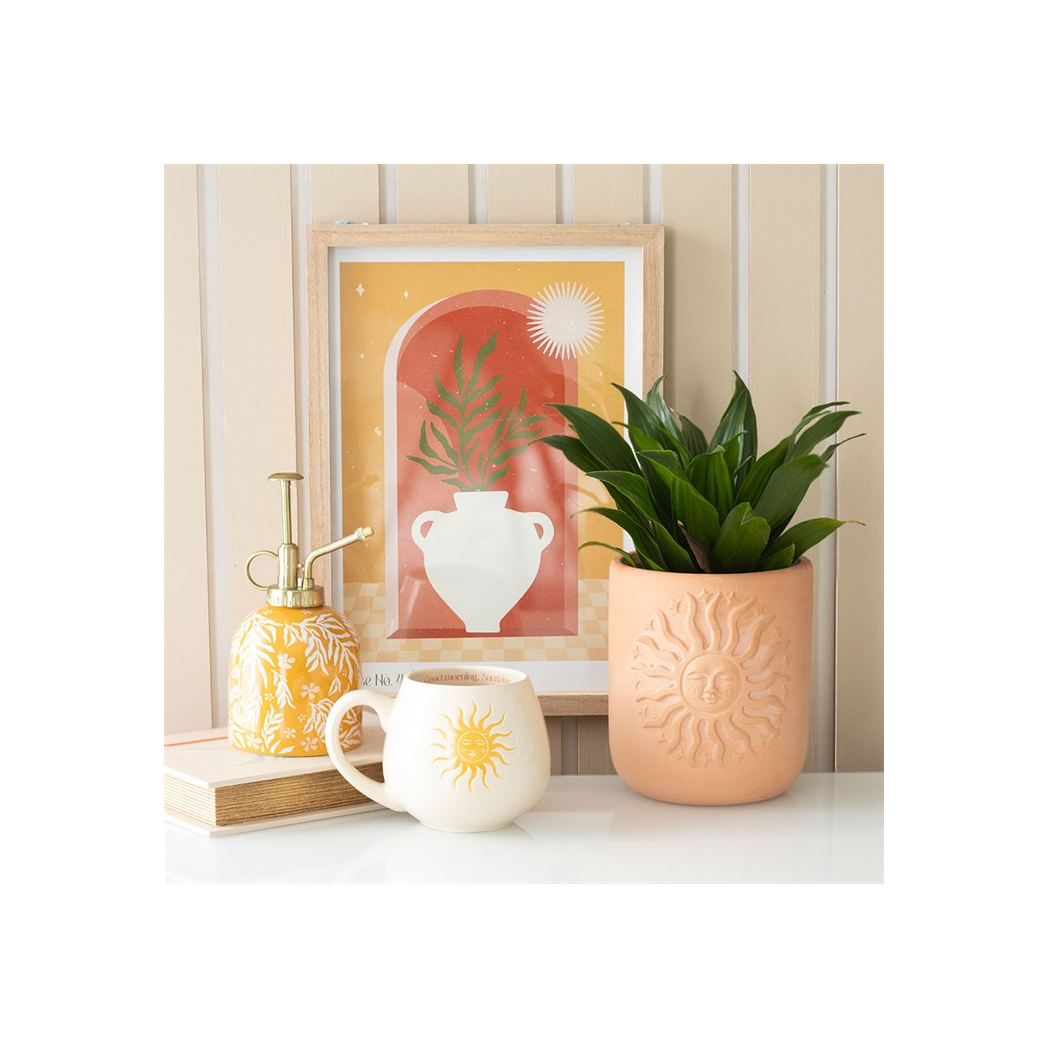 Summer Leaf Print Ceramic Plant Mister