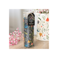 Midnight Bloom Print French Tulip Tube Candle
