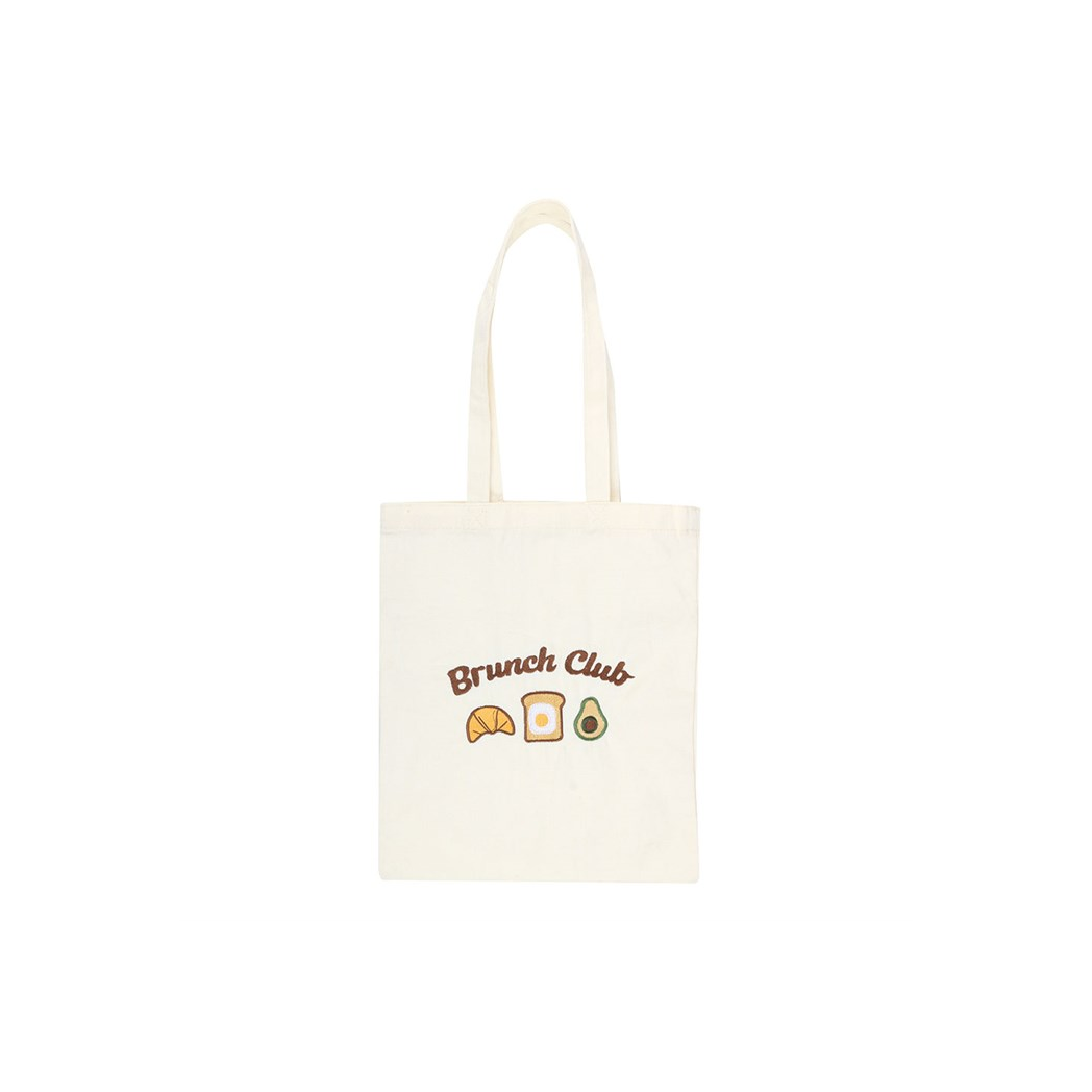 Brunch Club Embroidered Tote Bag