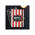 Red Circus Stripe A5 Notebook