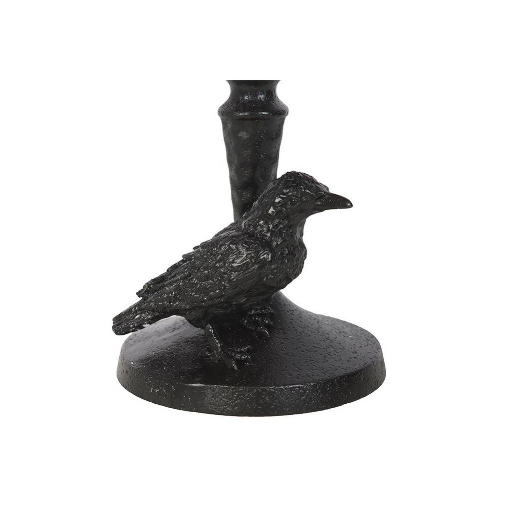Mystic Raven Pillar Candle Holder