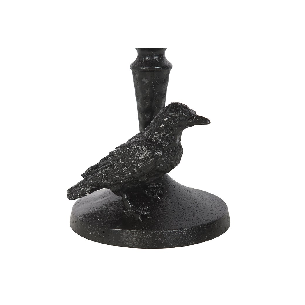 Mystic Raven Pillar Candle Holder