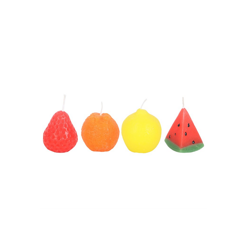 Set of 4 Fruit Shaped Candles
