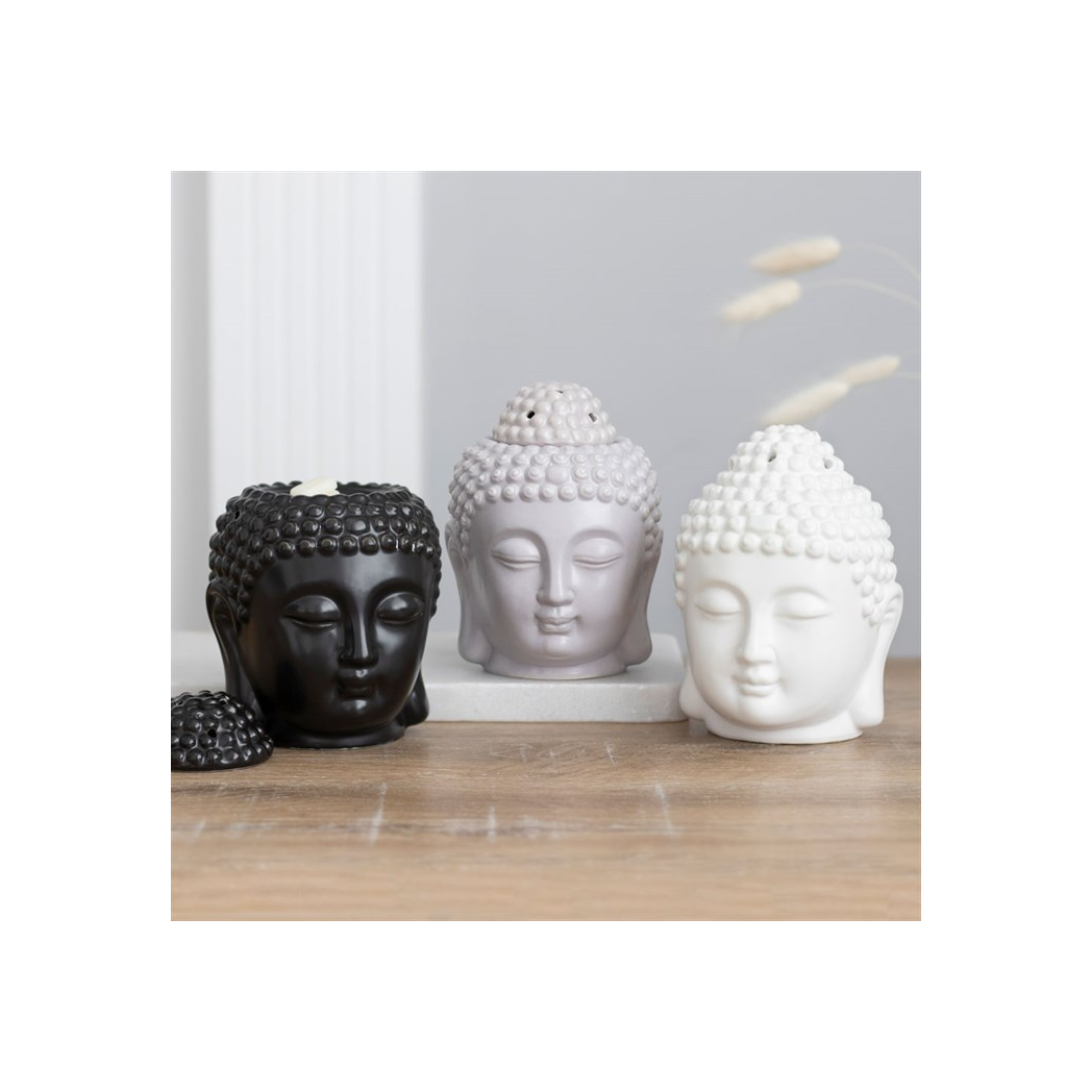 Black Buddha Head Oil Burner