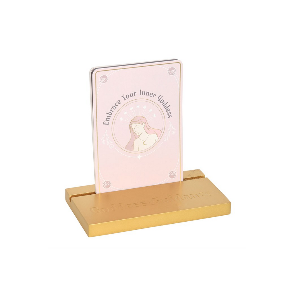 Goddess Energy Affirmation Cards with Wooden Stand