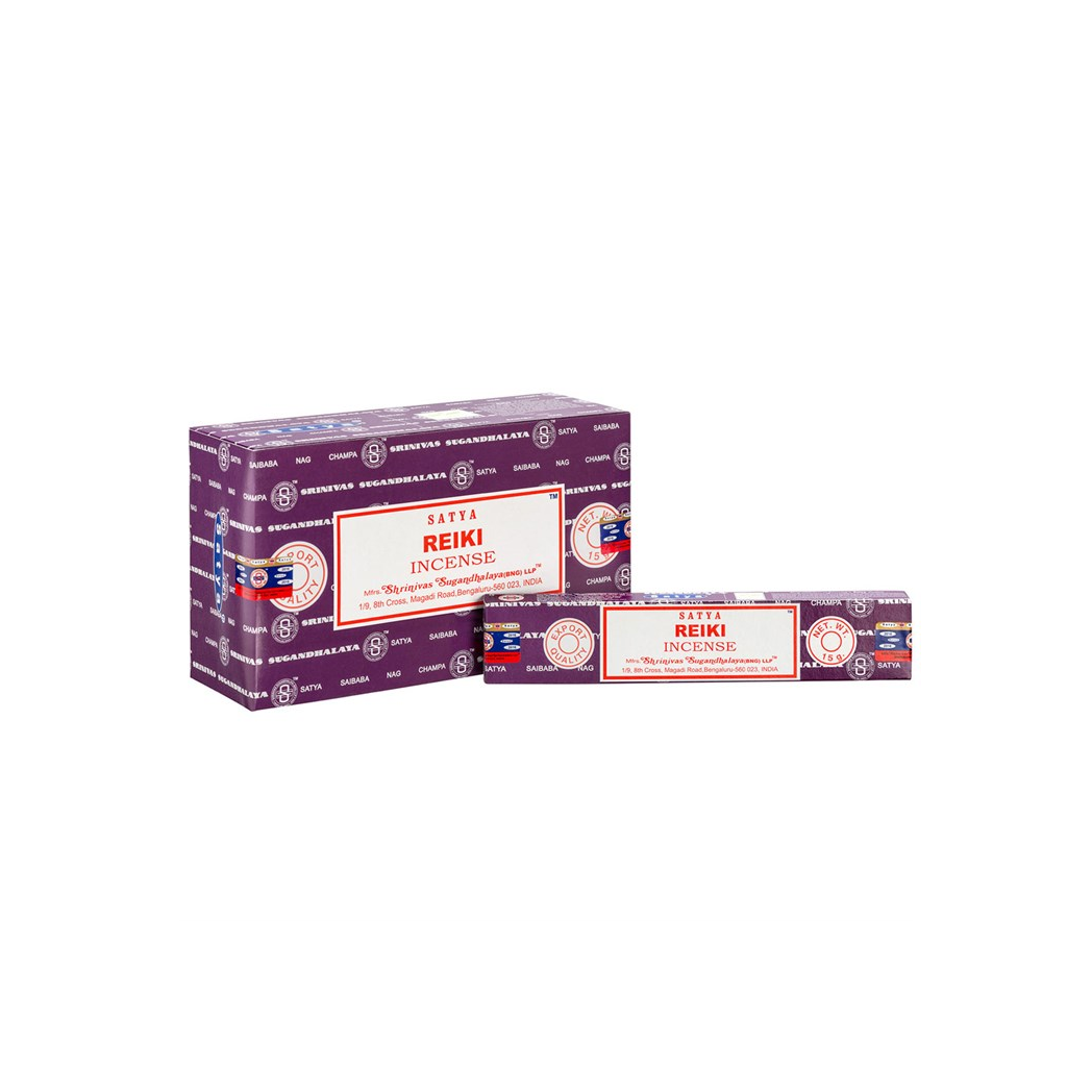 Set of 12 Reiki Incense Sticks by Satya (12/50)