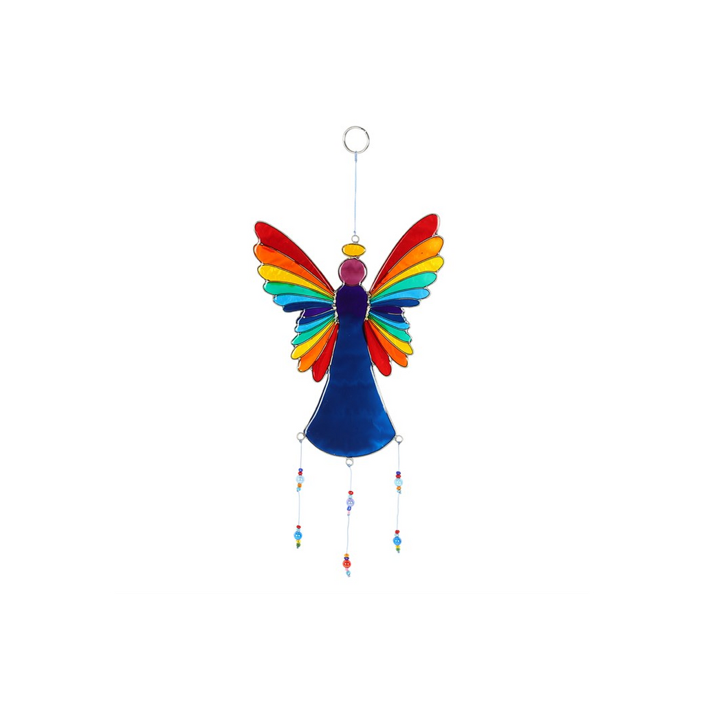 38cm Rainbow Angel Suncatcher