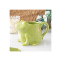 Luna Frog Shaped Mug and Lily Pad Saucer