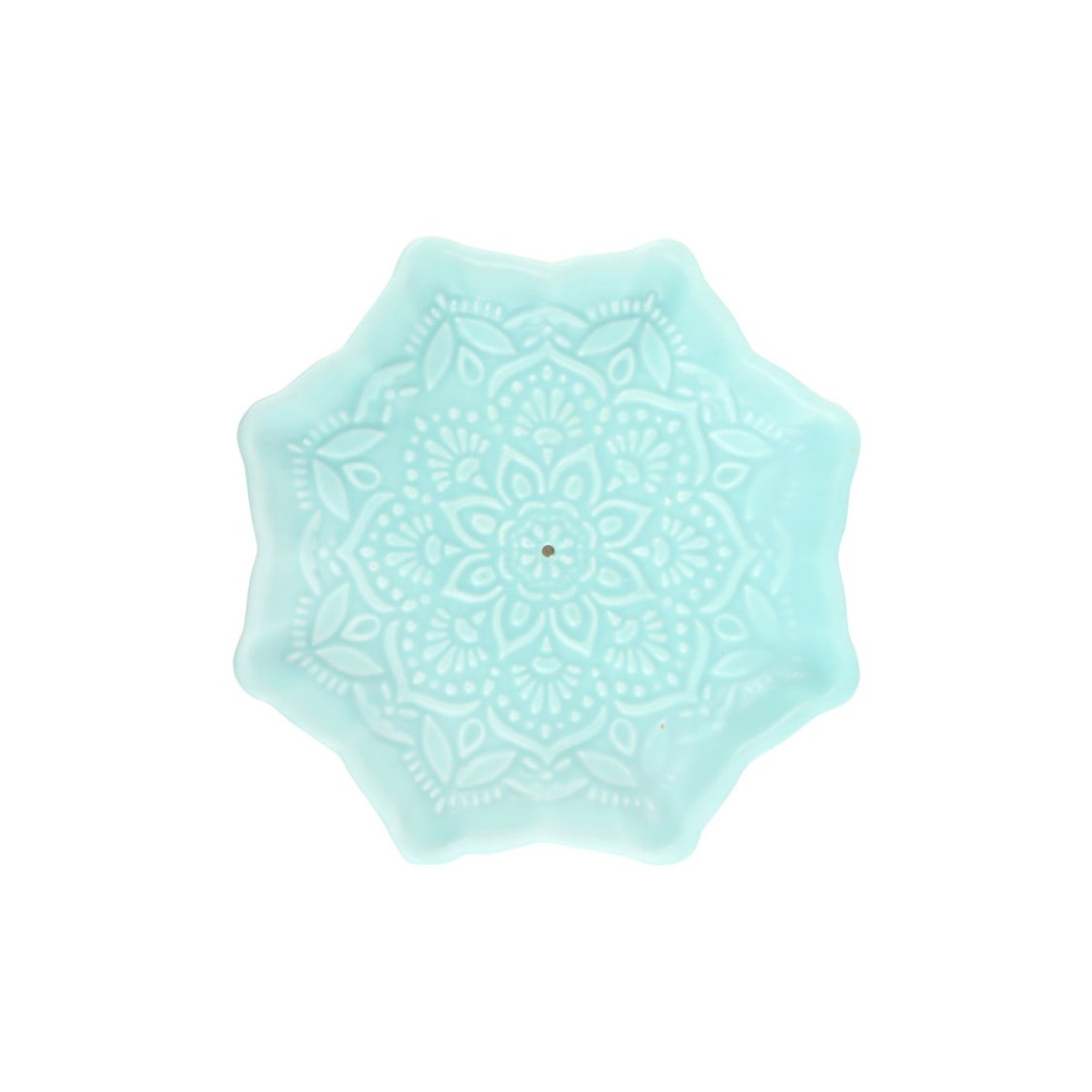 Blue Mandala Incense Stick Holder