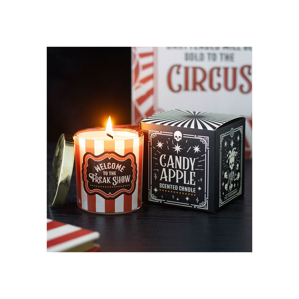 Freak Show Candy Apple Candle