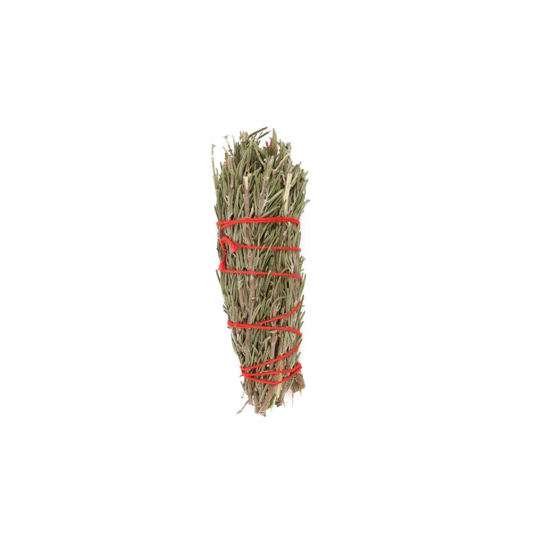 6in Ritual Wand Smudge Stick with Rosemary and Yerba Santa Sage