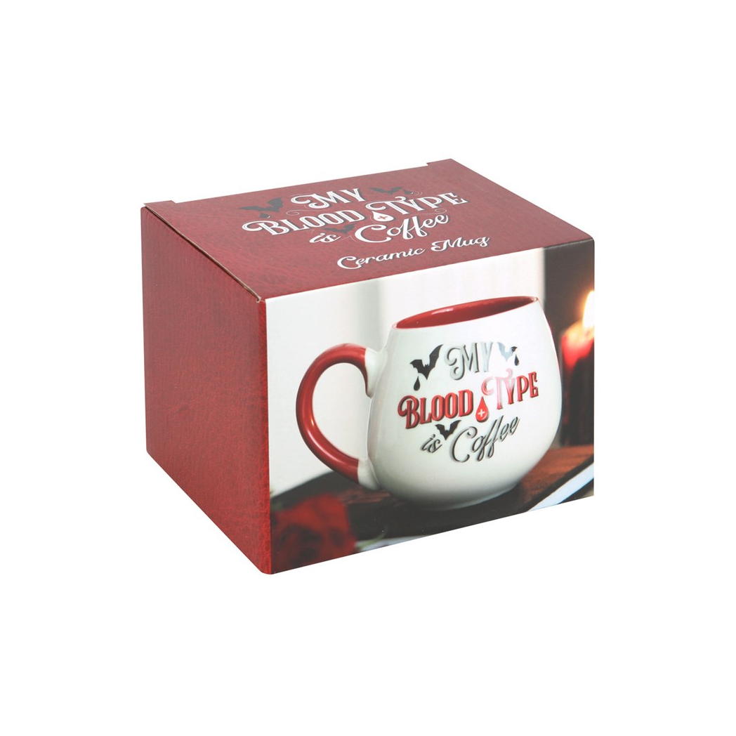 My Blood Type is Coffee Rounded Mug