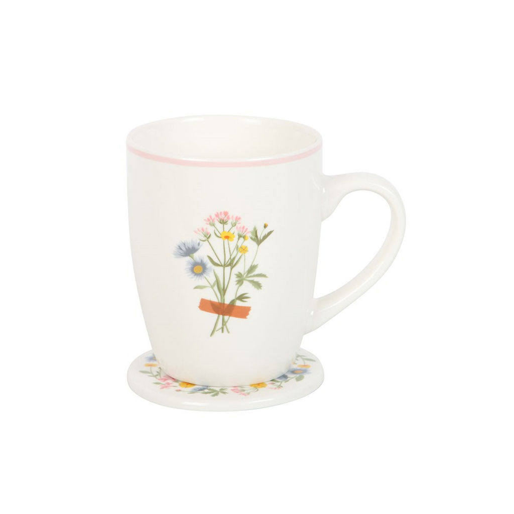 If Mums Were Flowers Floral Mug & Coaster Set