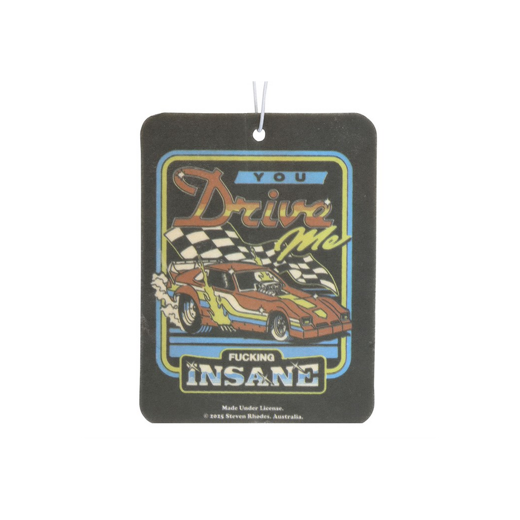 You Drive Me Insane Vanilla Air Freshener by Steven Rhodes