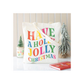 Holly Jolly Christmas Polyester Tote Bag