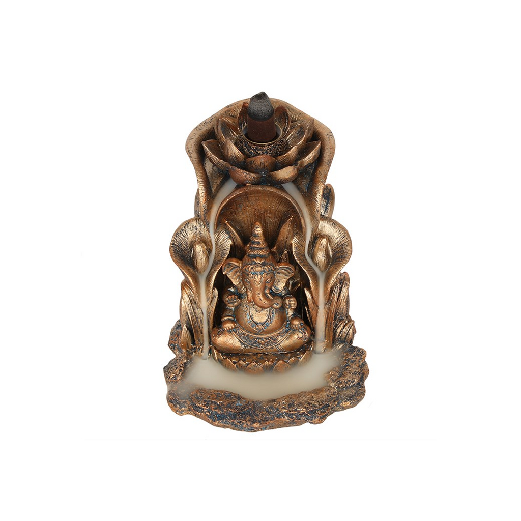 Bronze Ganesh Backflow Incense Burner