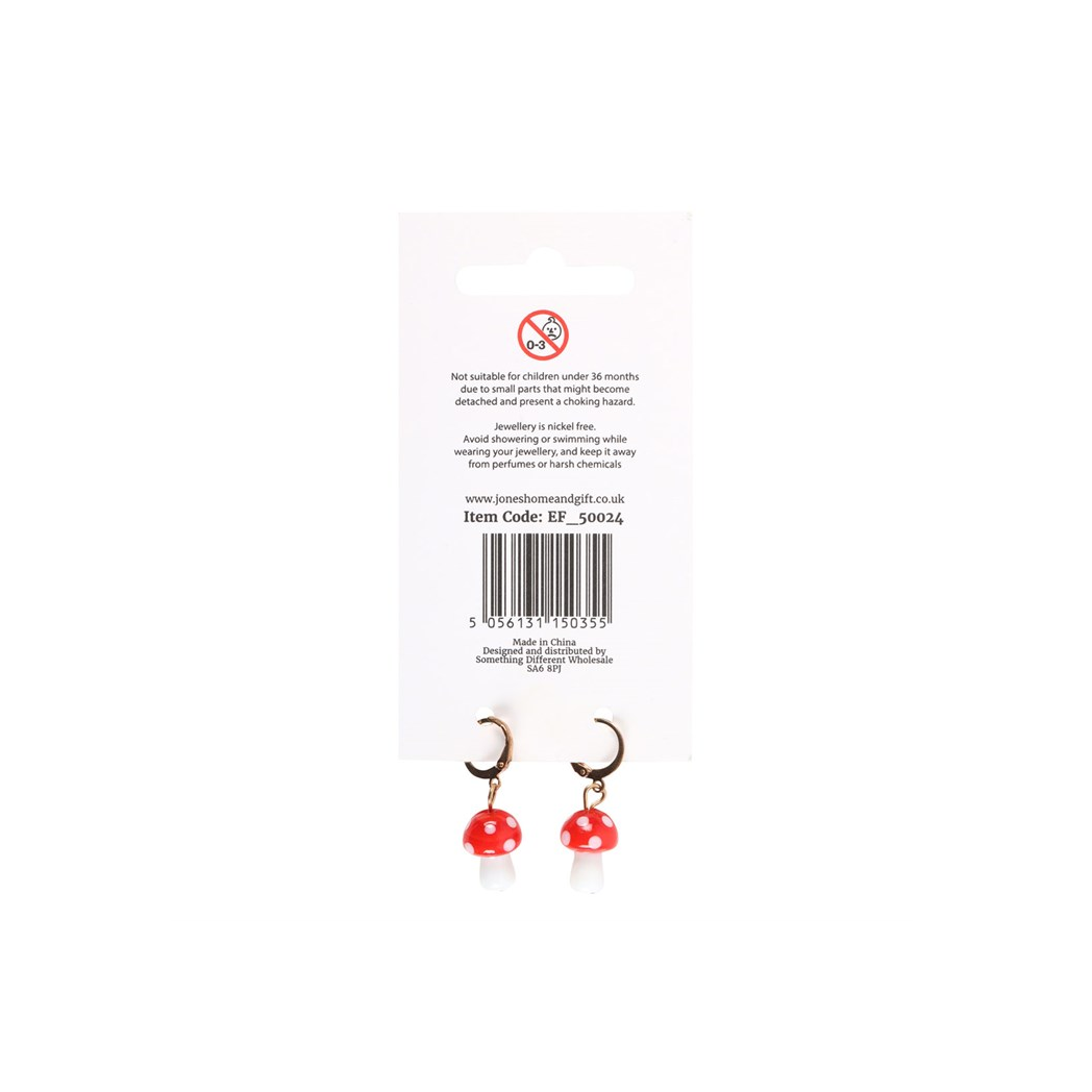 Toadstool Dangle Earrings