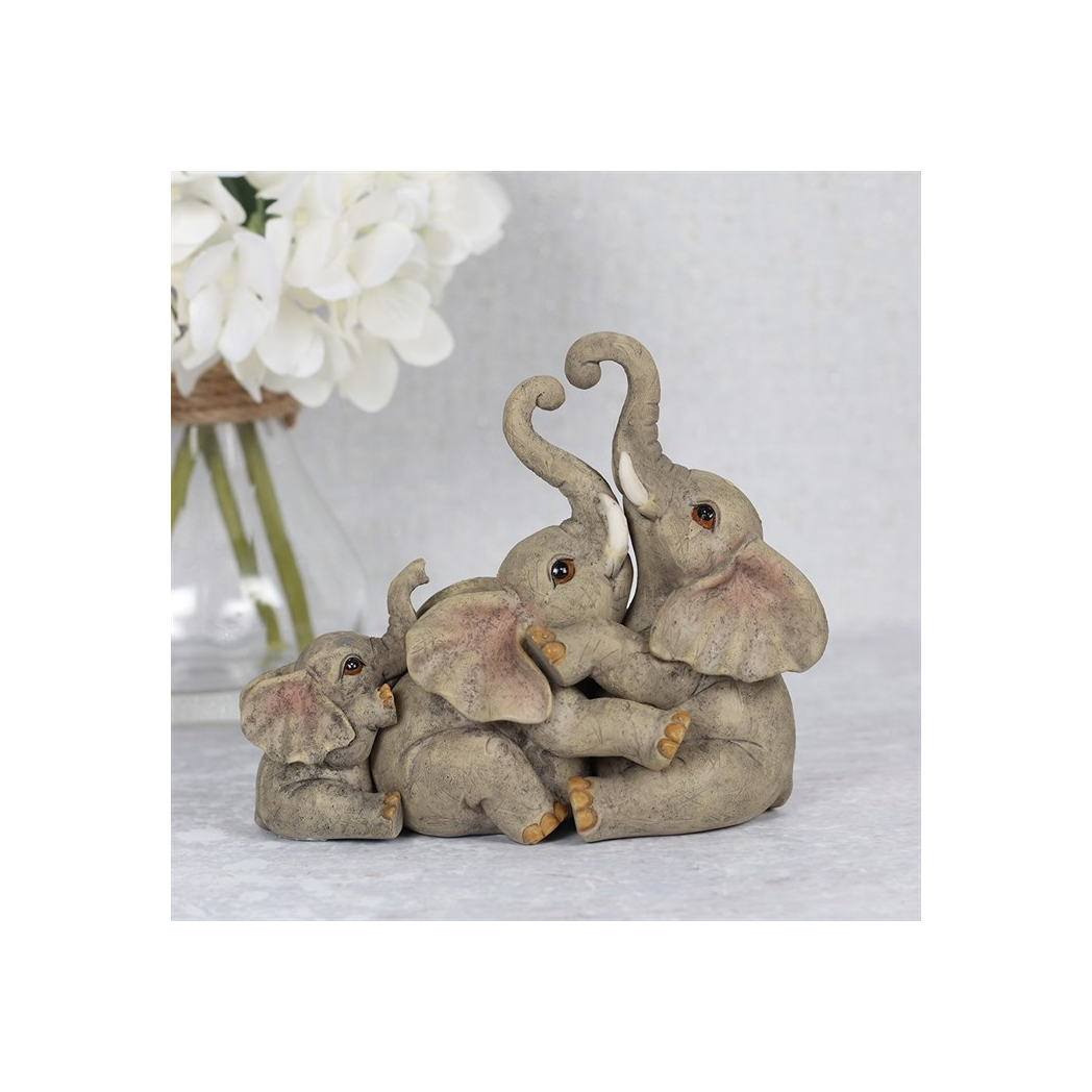 Elephant Family Ornament
