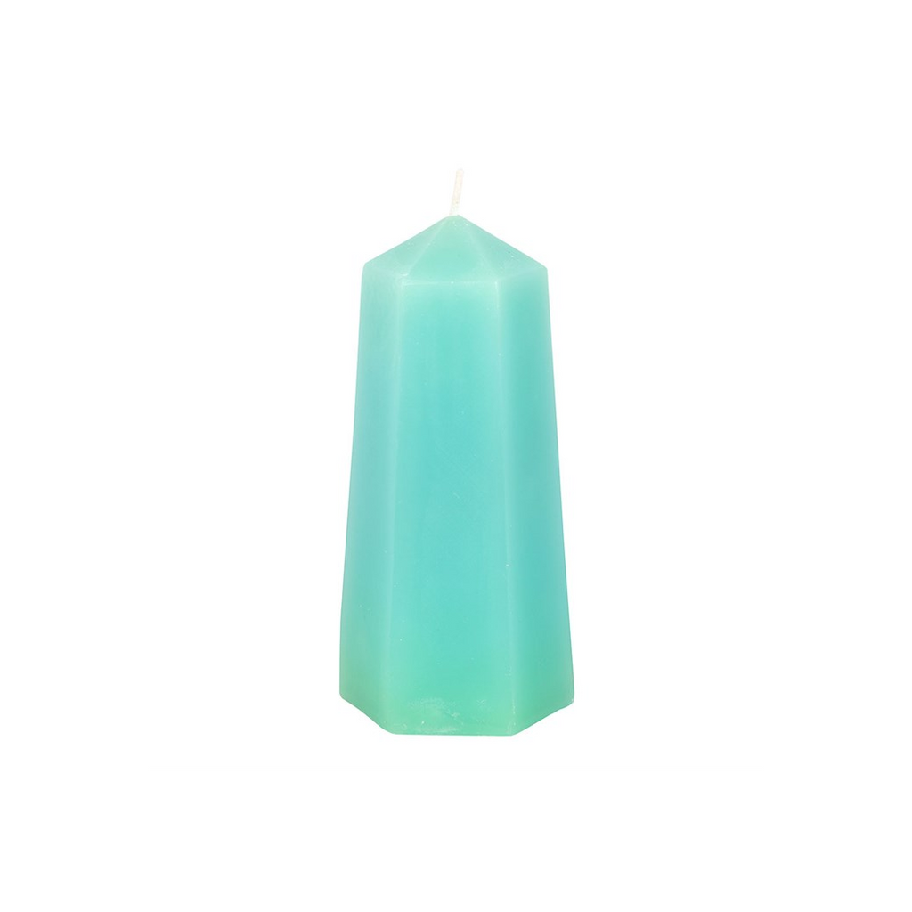 Luck Crystal Candle with Rough Green Aventurine