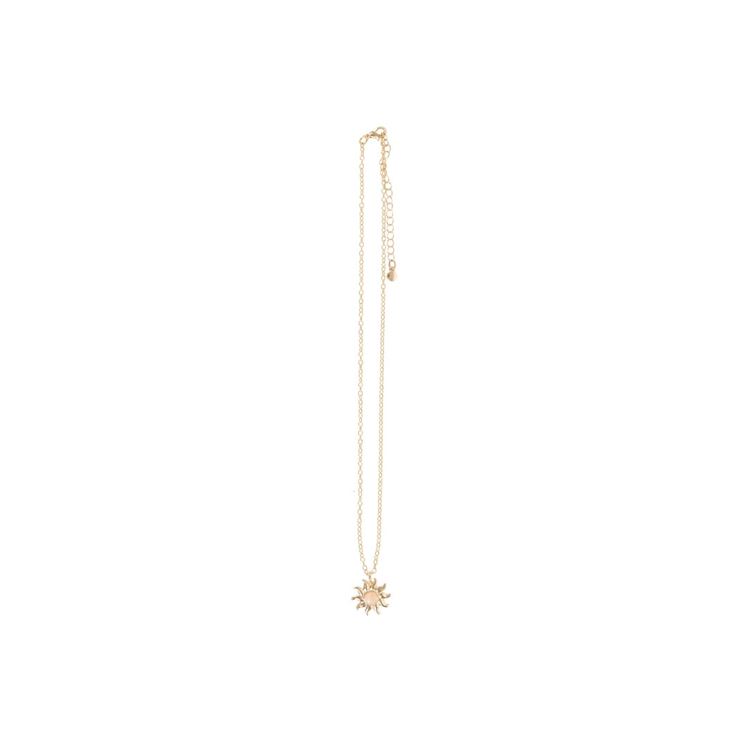 The Sun Celestial Rose Quartz Necklace Card